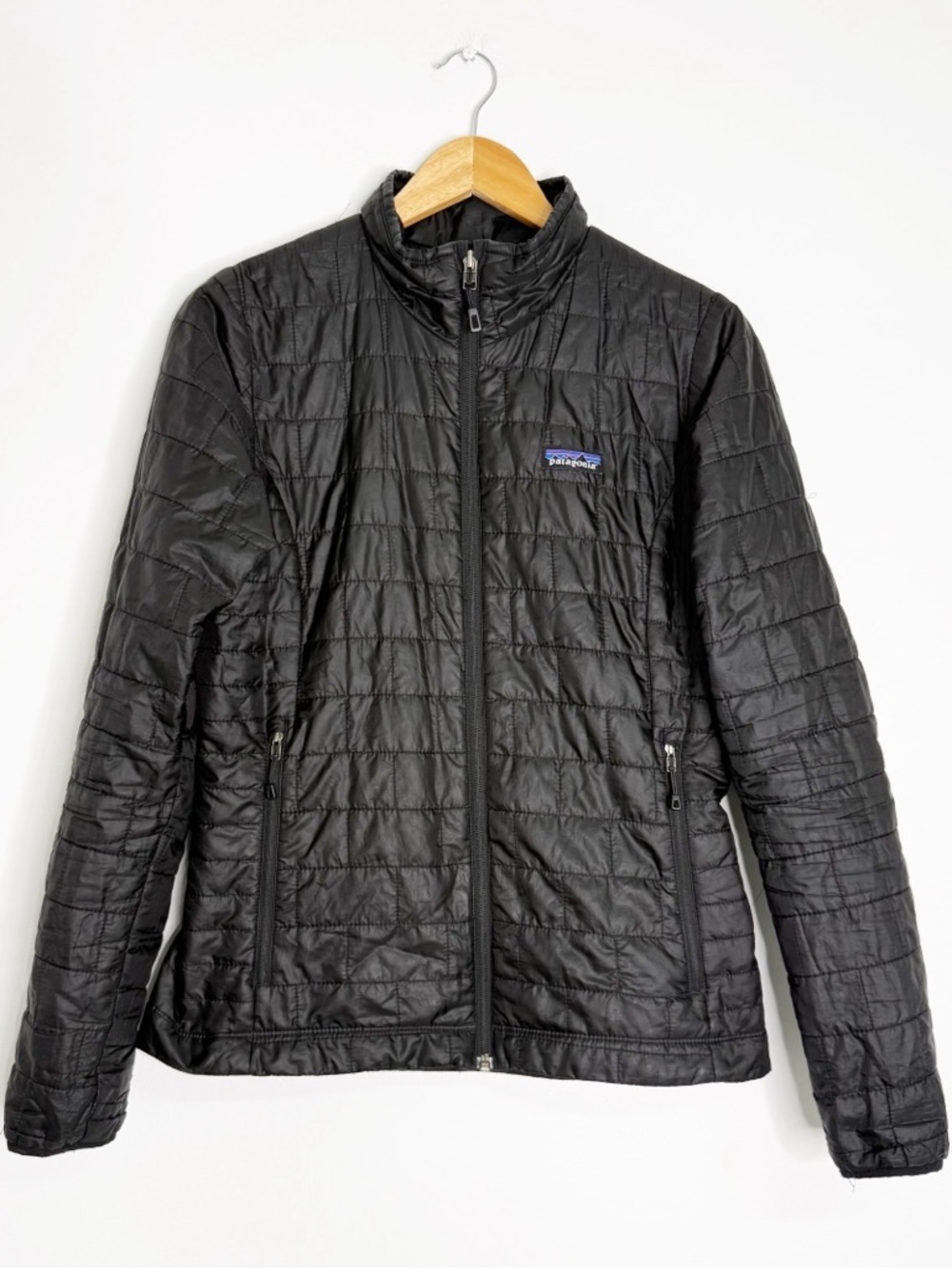 Patagonia Nano Puff Jacket Women’s Small Black Lightweight Quilted Coat